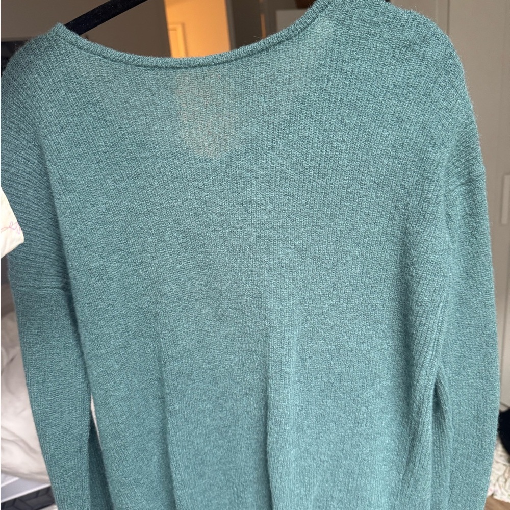 Sezane Gaspard Cardigan - S / XS - teal green - Picture 5 of 5